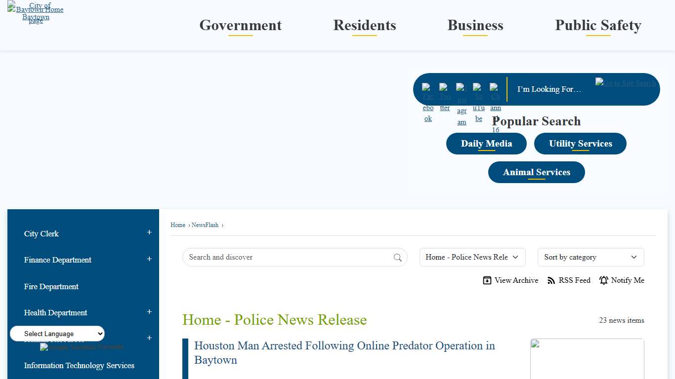 News Flash • Baytown, TX